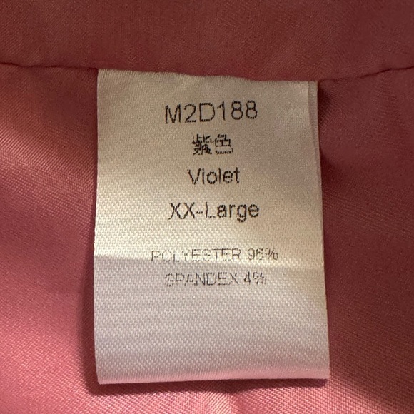 Violet Pink Blazer Jacket Size XXL - Picture 3 of 3